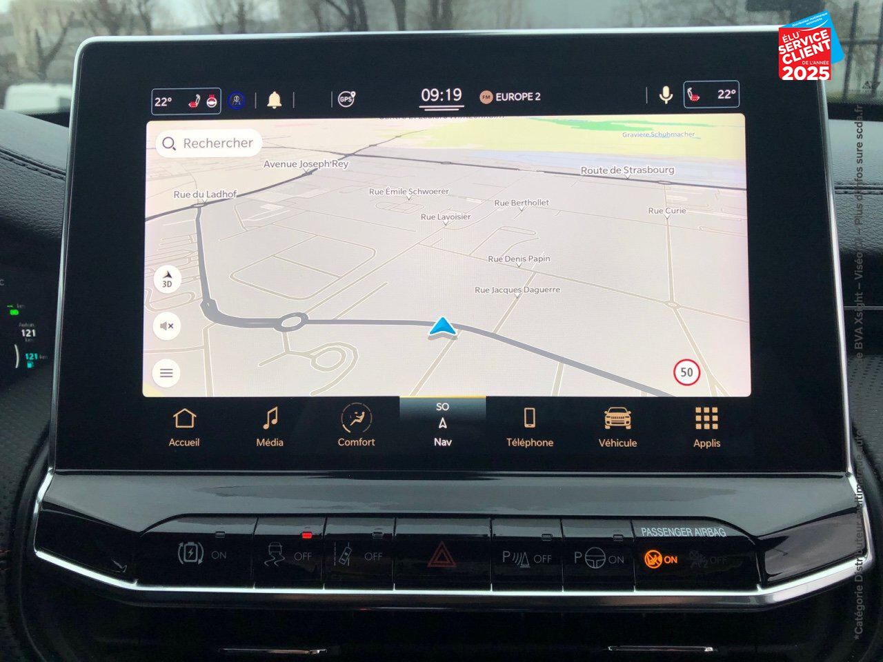 Véhicule d'occasion JEEP COMPASS 1.3 TURBO T4 240CH PHEV 4XE TRAILHAWK AT6 EAWD GPS CARPLAY chez Hyundai Chalons
