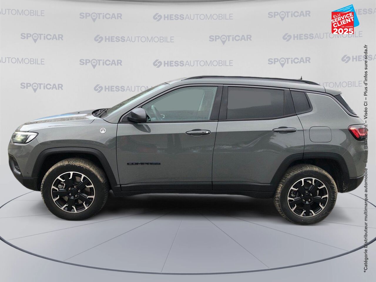Véhicule d'occasion JEEP COMPASS 1.3 TURBO T4 240CH PHEV 4XE TRAILHAWK AT6 EAWD GPS CARPLAY chez Hyundai Chalons
