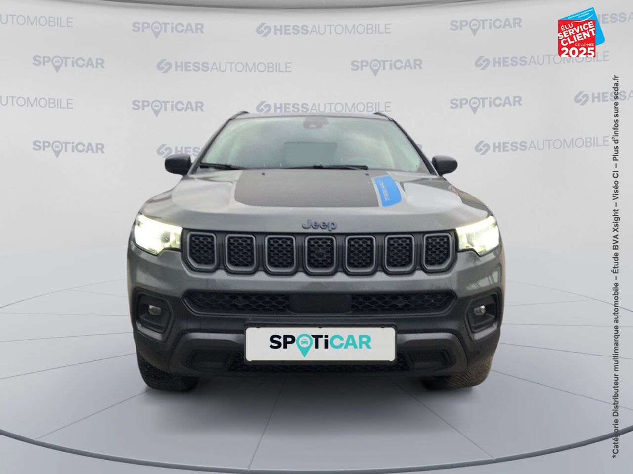 Véhicule d'occasion JEEP COMPASS 1.3 TURBO T4 240CH PHEV 4XE TRAILHAWK AT6 EAWD GPS CARPLAY chez Hyundai Chalons