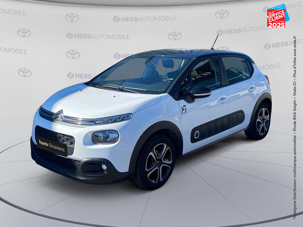 Véhicule d'occasion CITROEN C3 PURETECH 82CH GRAPHIC SS E6.D-TEMP chez Opel Verdun