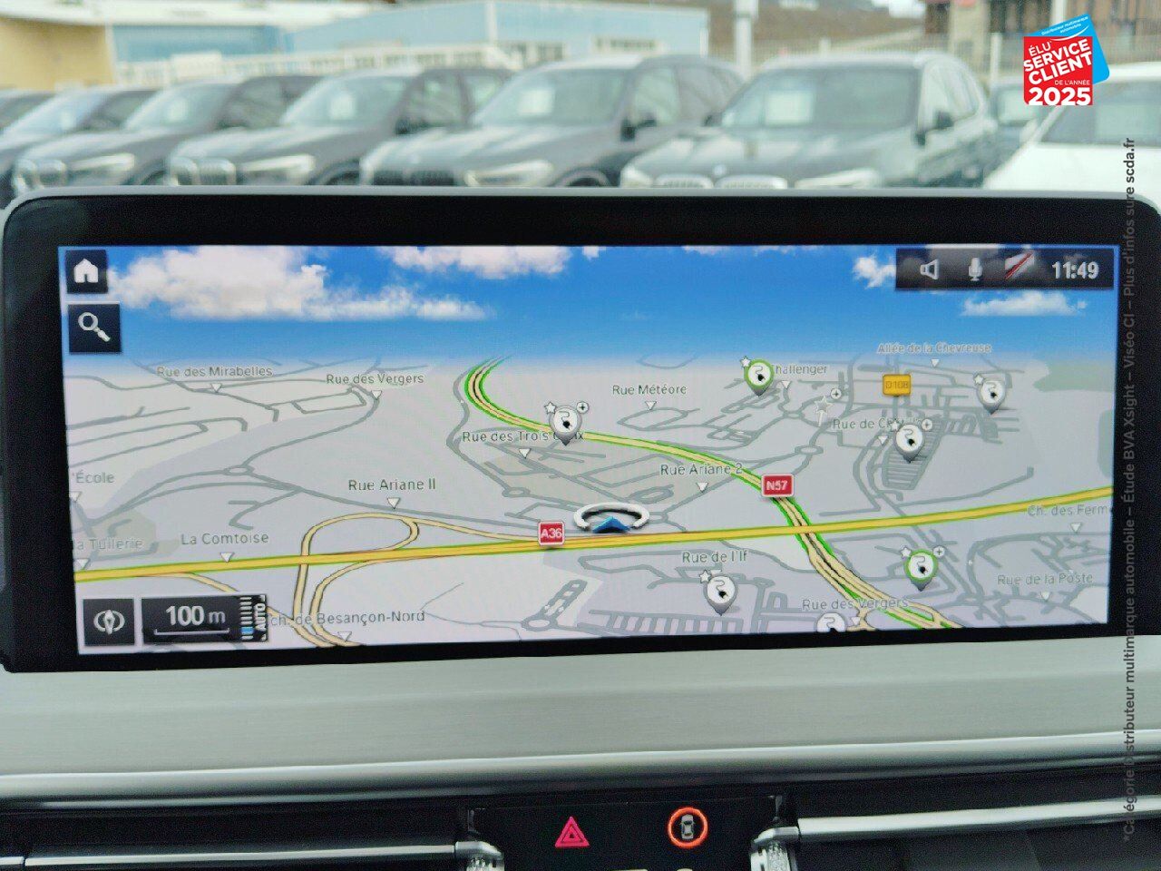 Véhicule d'occasion BMW X3 XDRIVE30E 292CH XLINE TPANO SIEGES CHAUF/CUIR GPS CARPLAY chez BMW Besançon