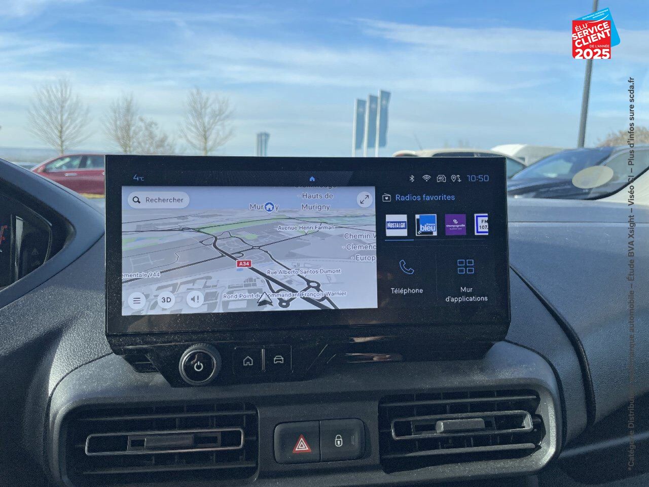Véhicule d'occasion PEUGEOT PARTNER M 650KG BLUEHDI 100CH SS PACK ASPHALT CONNECT chez Renault Colmar
