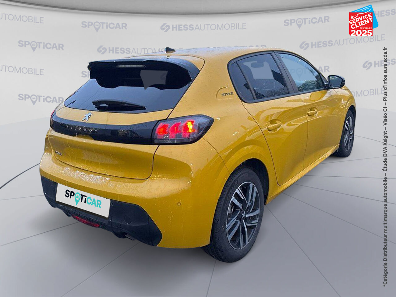 Véhicule d'occasion PEUGEOT 208 1.2 PURETECH 100CH S/S STYLE EAT8 GPS CAMERA chez Hyundai Epernay
