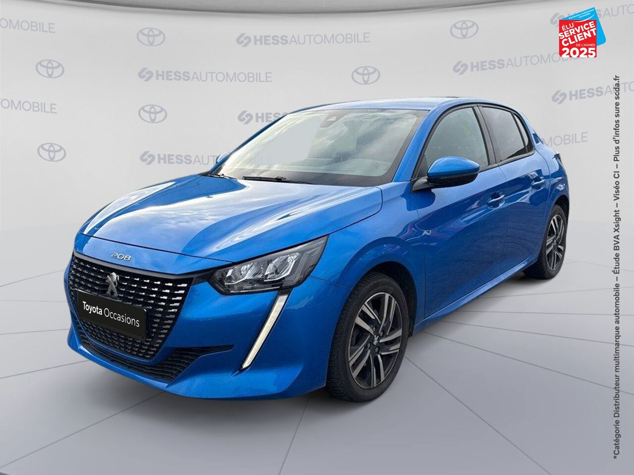Véhicule d'occasion PEUGEOT 208 1.2 PURETECH 100CH SS ALLURE EAT8 chez Renault Colmar