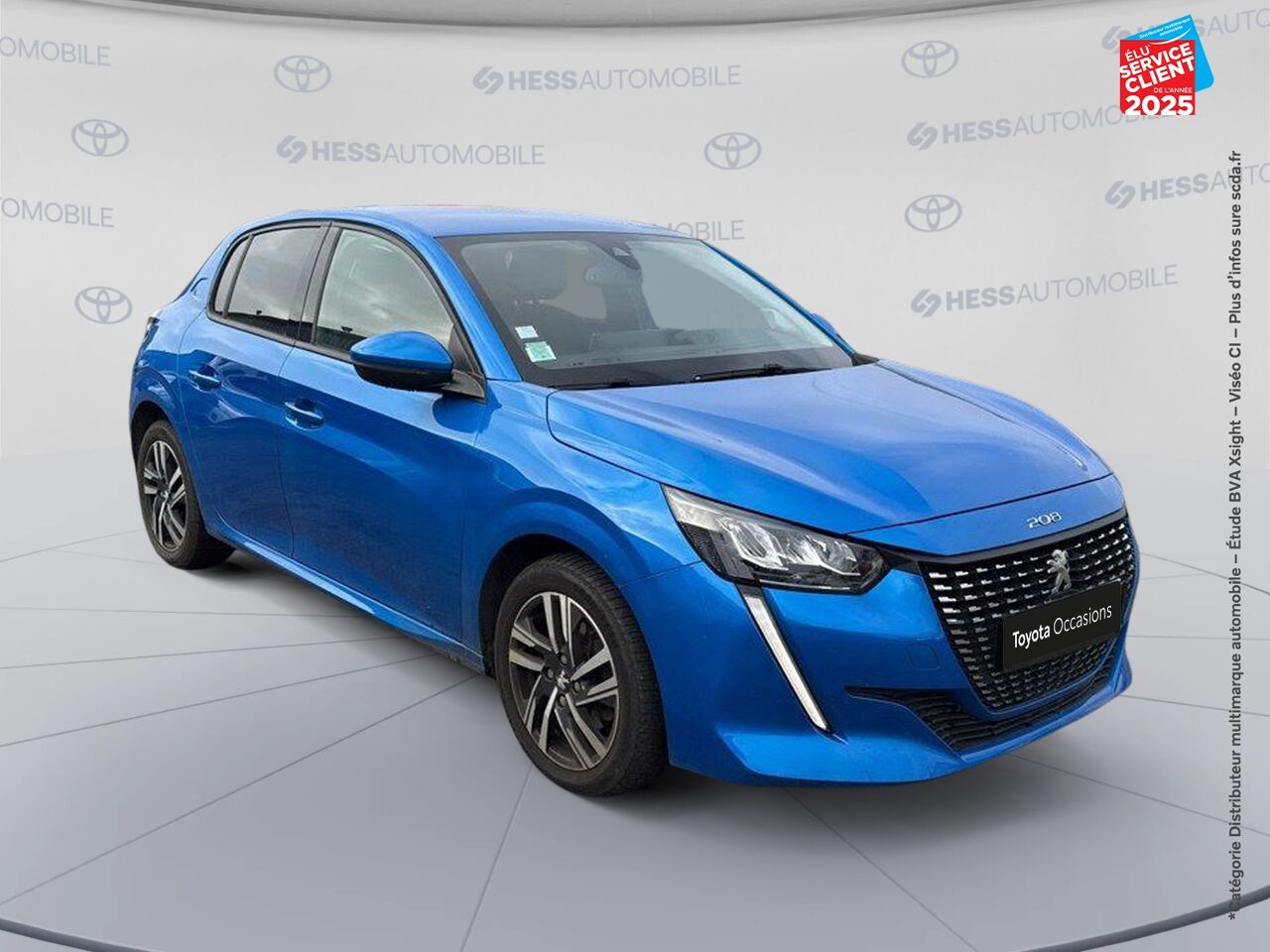 Véhicule d'occasion PEUGEOT 208 1.2 PURETECH 100CH SS ALLURE EAT8 chez Renault Colmar