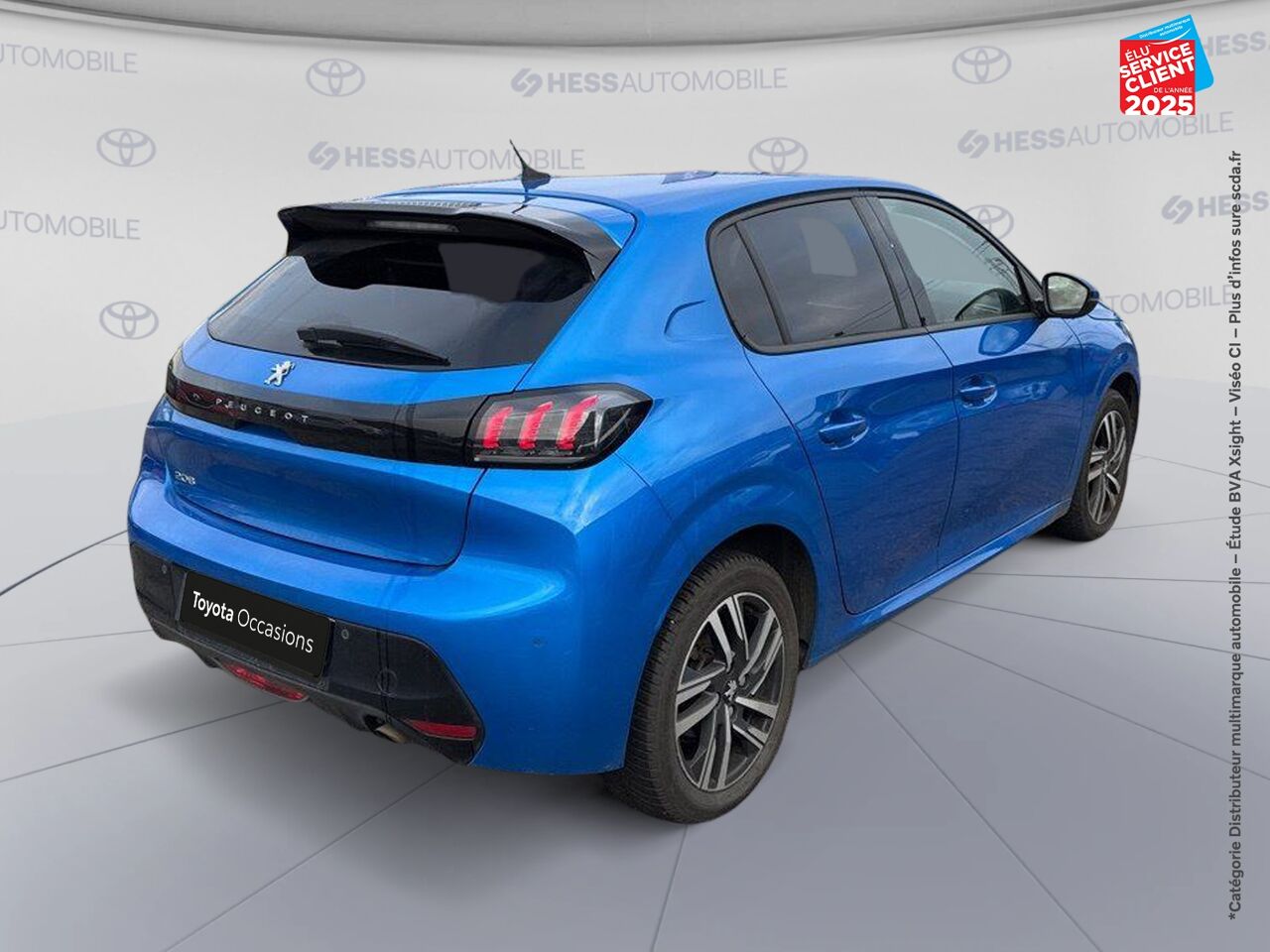 Véhicule d'occasion PEUGEOT 208 1.2 PURETECH 100CH SS ALLURE EAT8 chez Renault Colmar