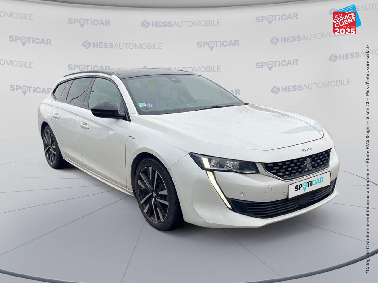 Véhicule d'occasion PEUGEOT 508 SW HYBRID 225CH GT PACK E-EAT8 TOUVRANT SIEGES CHAUF GPS CAMERA CARPLAY chez Renault Colmar