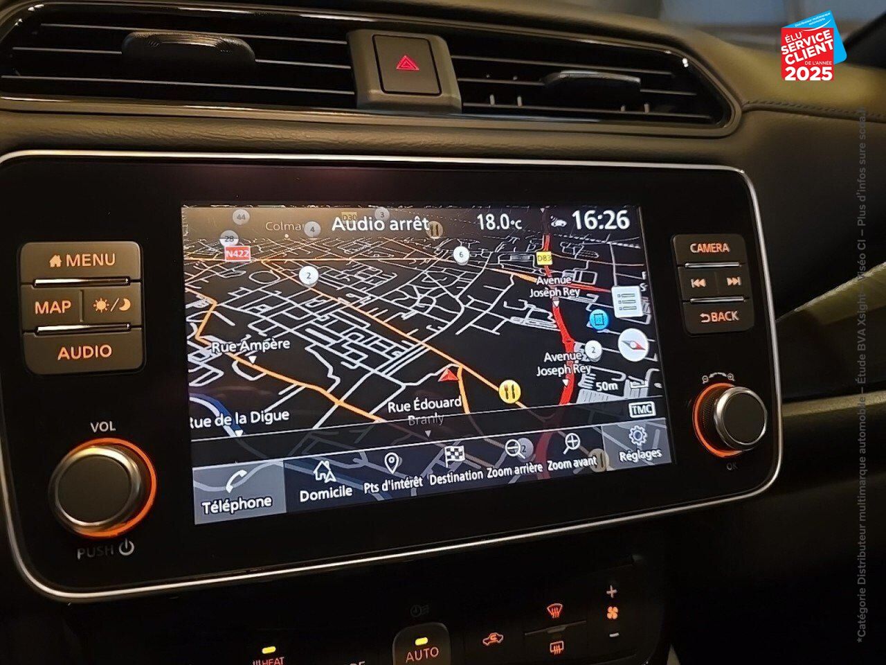 Véhicule d'occasion NISSAN LEAF 150CH 40KWH TEKNA 22 chez Renault Montbéliard