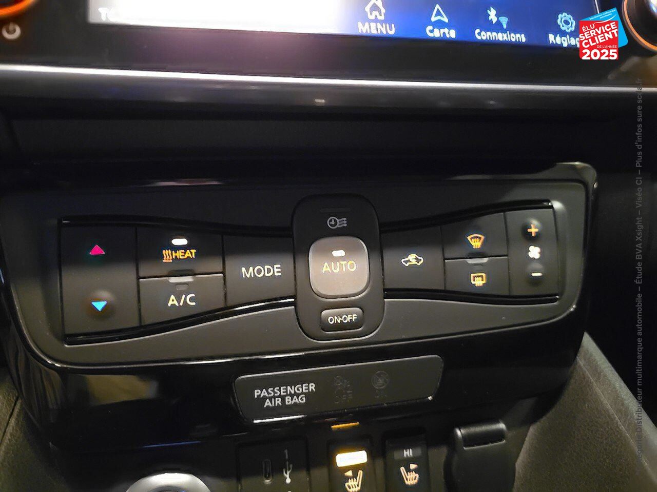 Véhicule d'occasion NISSAN LEAF 150CH 40KWH TEKNA 22 chez Renault Montbéliard