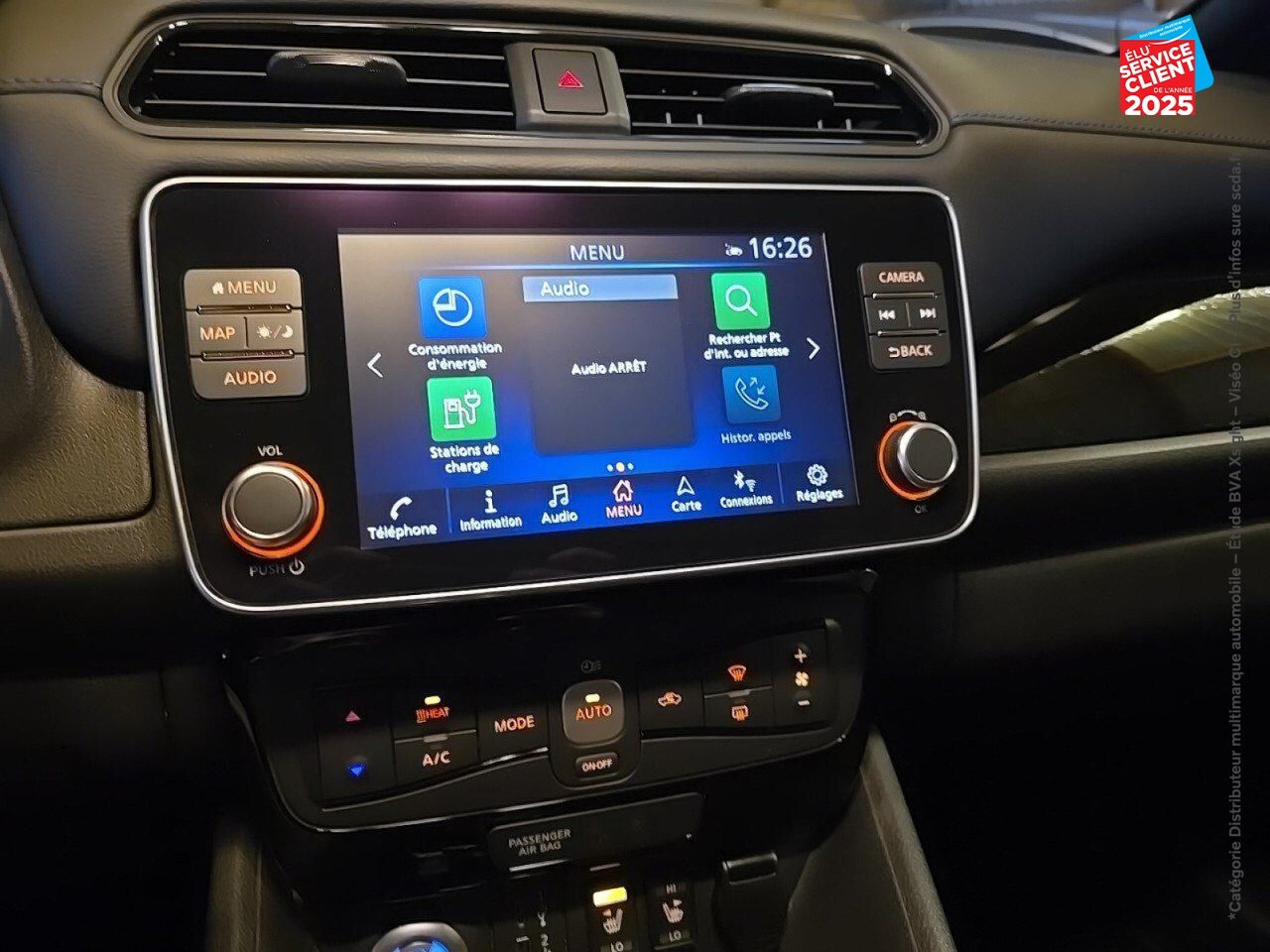 Véhicule d'occasion NISSAN LEAF 150CH 40KWH TEKNA 22 chez Renault Montbéliard