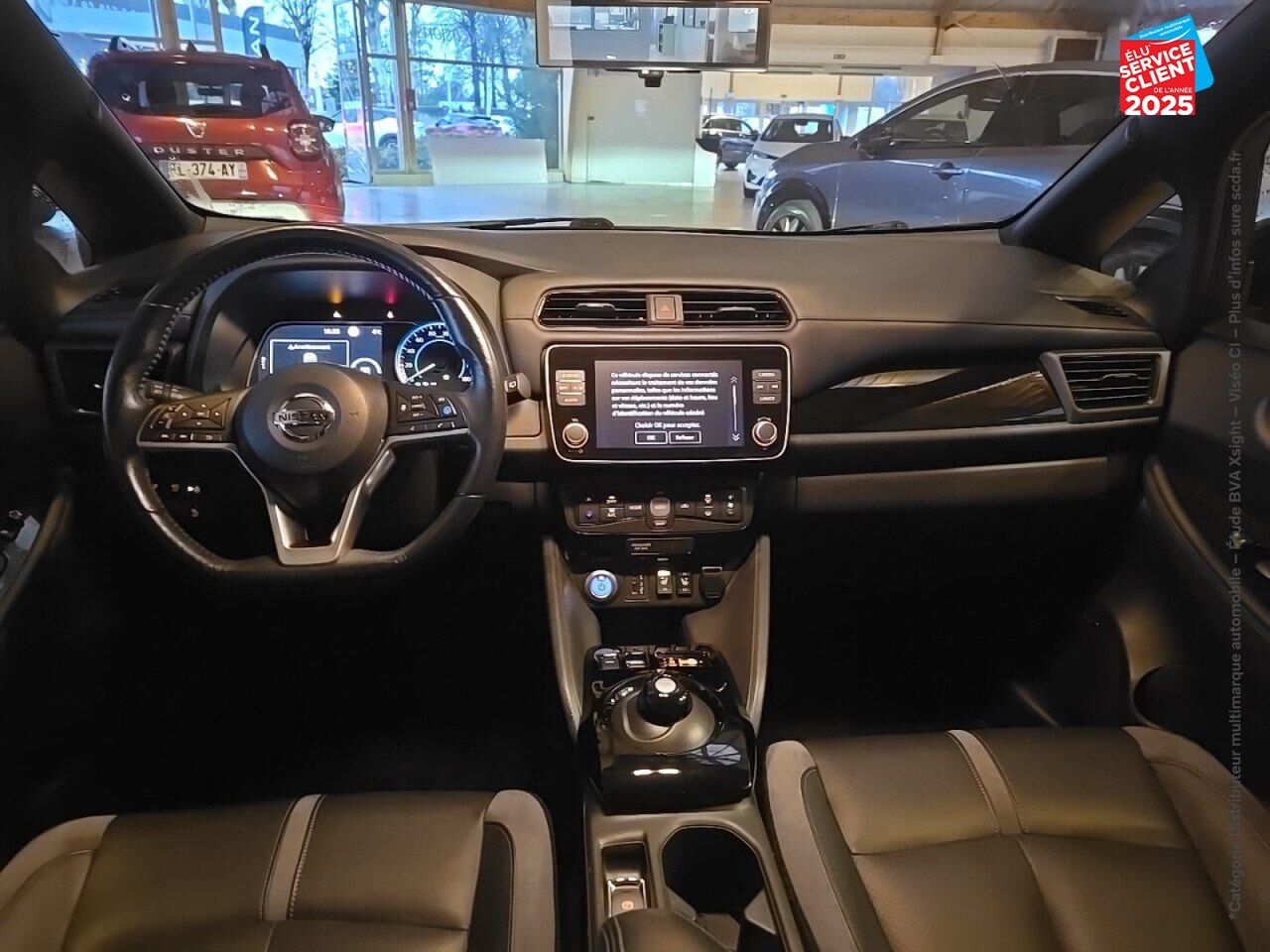 Véhicule d'occasion NISSAN LEAF 150CH 40KWH TEKNA 22 chez Renault Montbéliard