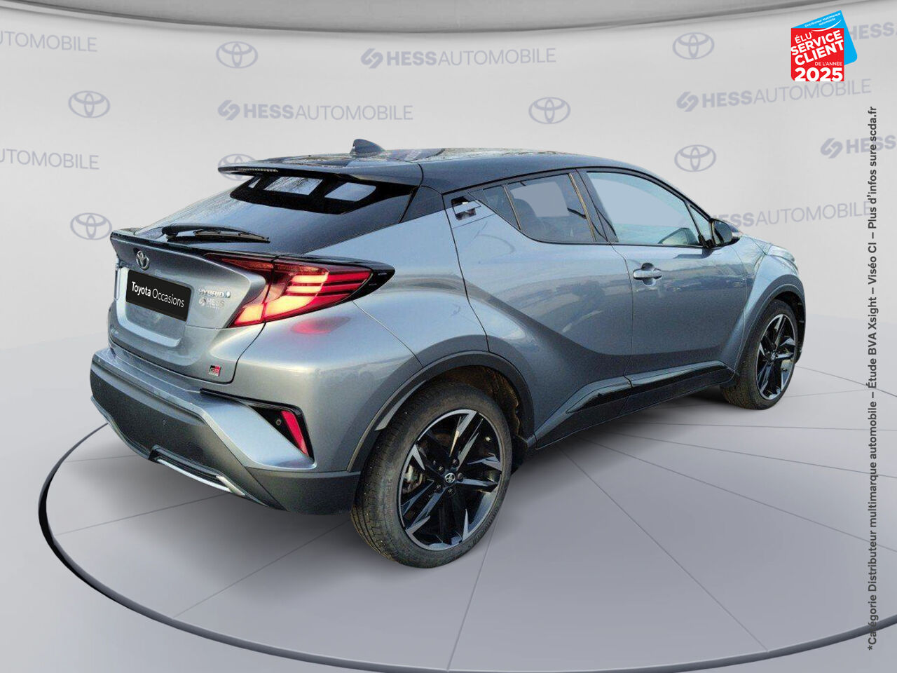 Véhicule d'occasion TOYOTA C-HR 1.8 HYBRIDE 122CH GR SPORT E-CVT SIEGES CHAUF CAMERA chez Toyota Thionville