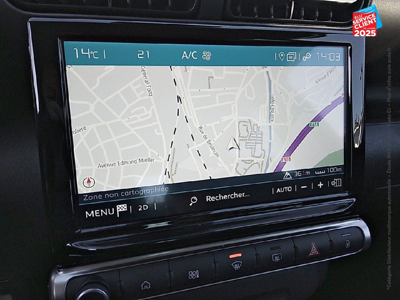 Véhicule d'occasion CITROEN C3 AIRCROSS PURETECH 110CH SS SHINE PACK chez Dacia Montbéliard