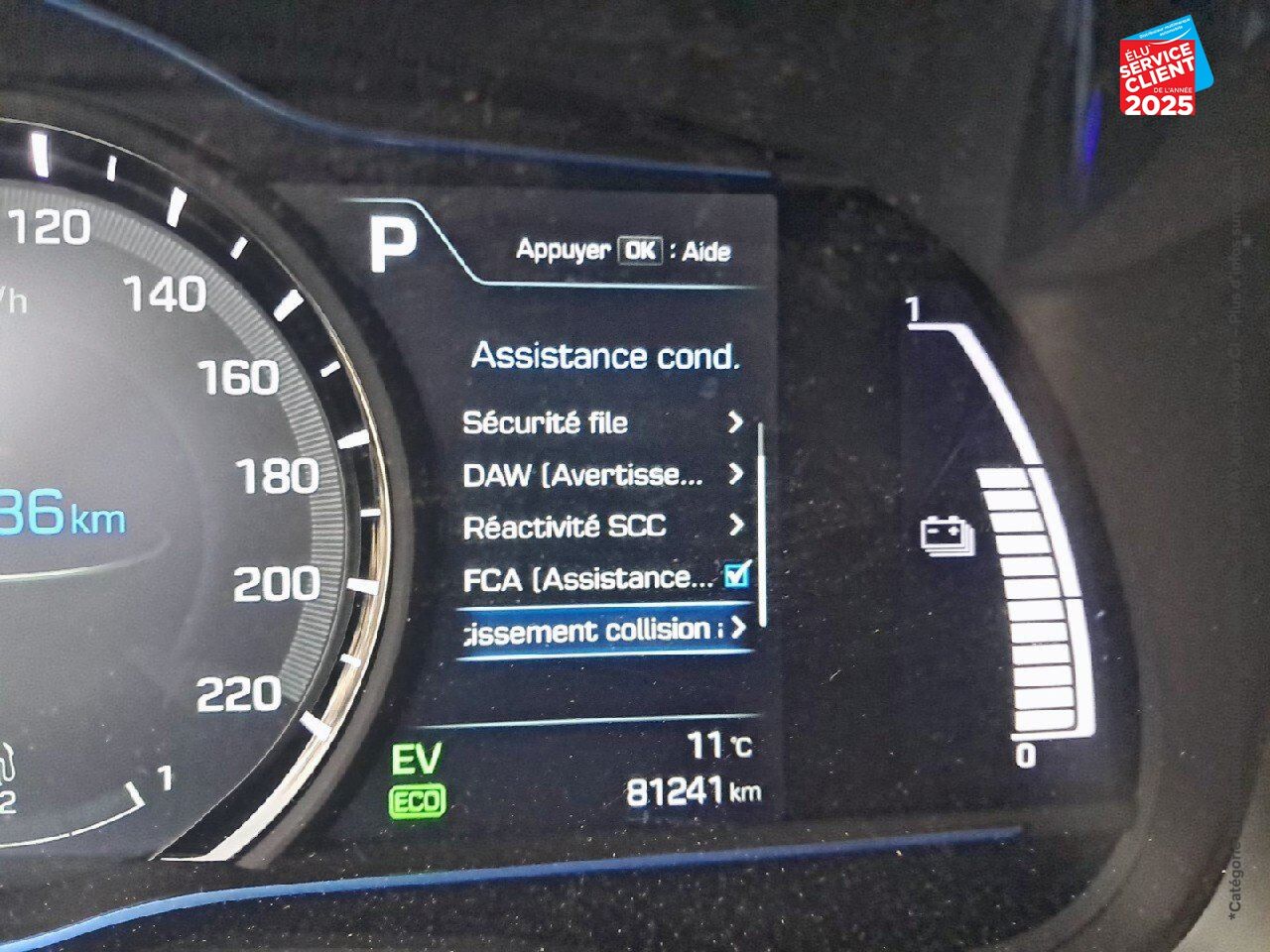 Véhicule d'occasion HYUNDAI IONIQ HYBRID 141 CH CREATIVE GPS CAMERA chez Hyundai Reims
