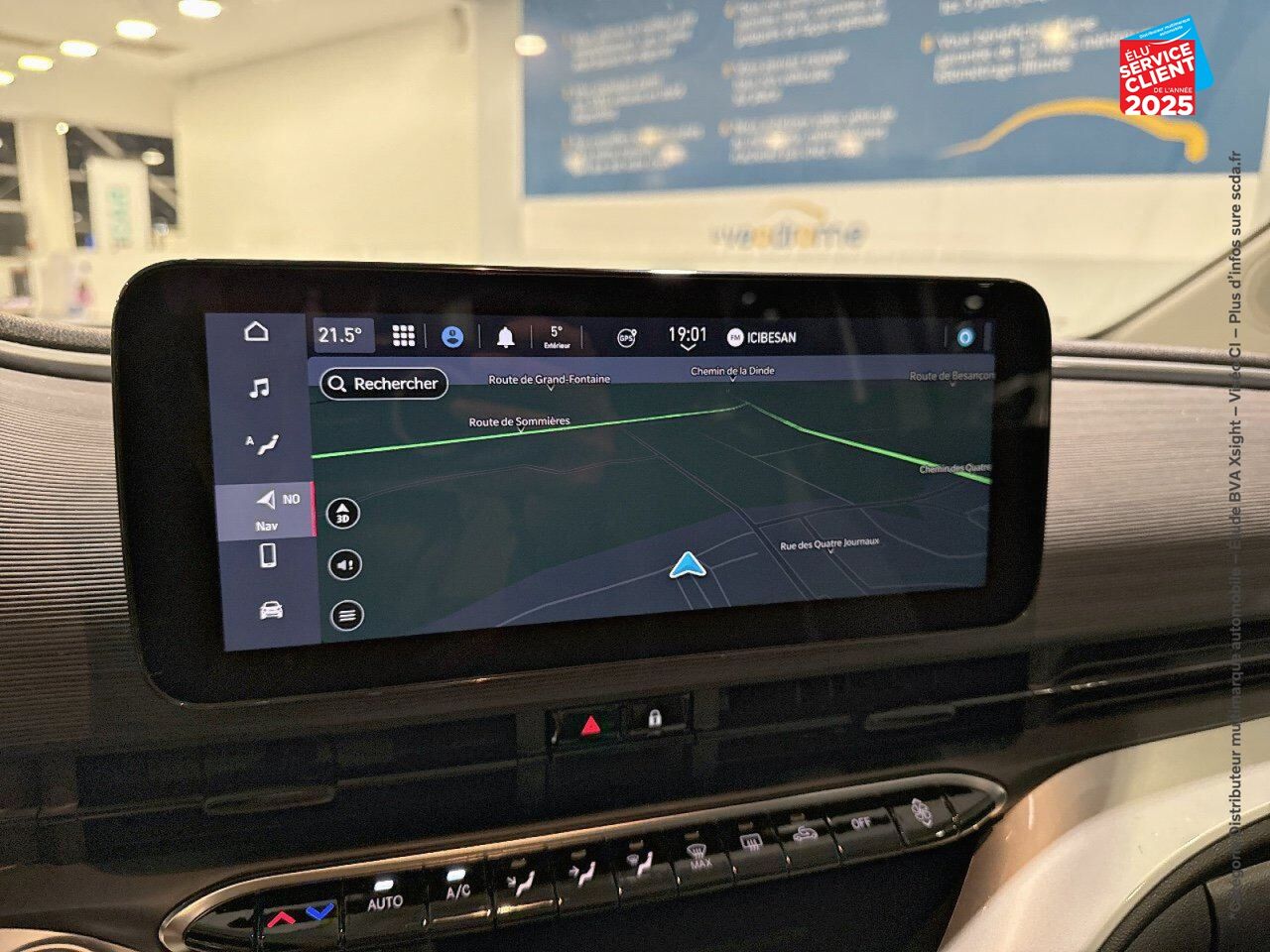 Véhicule d'occasion FIAT 500 E 118CH ICONE PLUS STEP1 2021 TPANO GPS chez Toyota Thionville
