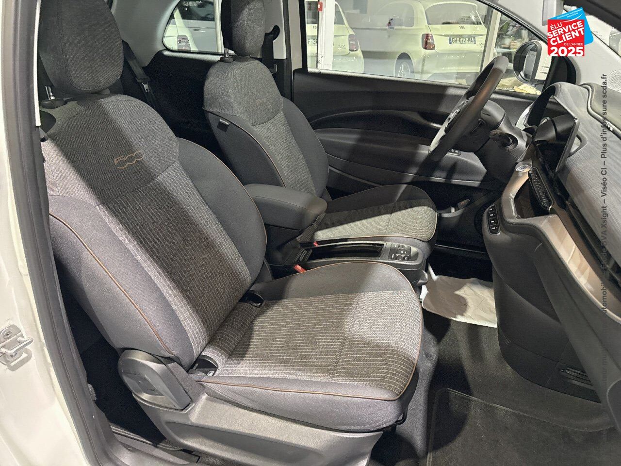 Véhicule d'occasion FIAT 500 E 118CH ICONE PLUS STEP1 2021 TPANO GPS chez Toyota Thionville