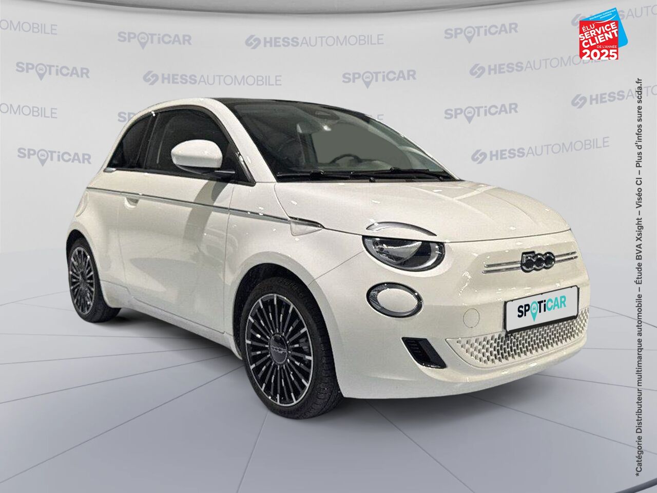 Véhicule d'occasion FIAT 500 E 118CH ICONE PLUS STEP1 2021 TPANO GPS chez Toyota Thionville