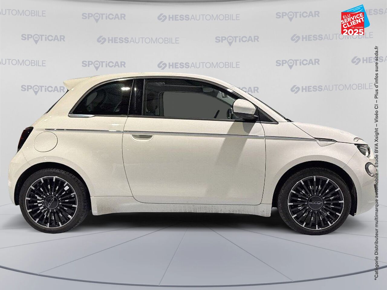 Véhicule d'occasion FIAT 500 E 118CH ICONE PLUS STEP1 2021 TPANO GPS chez Toyota Thionville