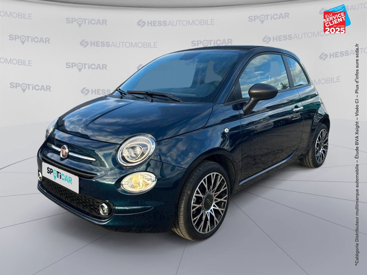 Véhicule d'occasion FIAT 500C 1.0 70CH BSG S/S PACK CONFORT chez Renault Colmar