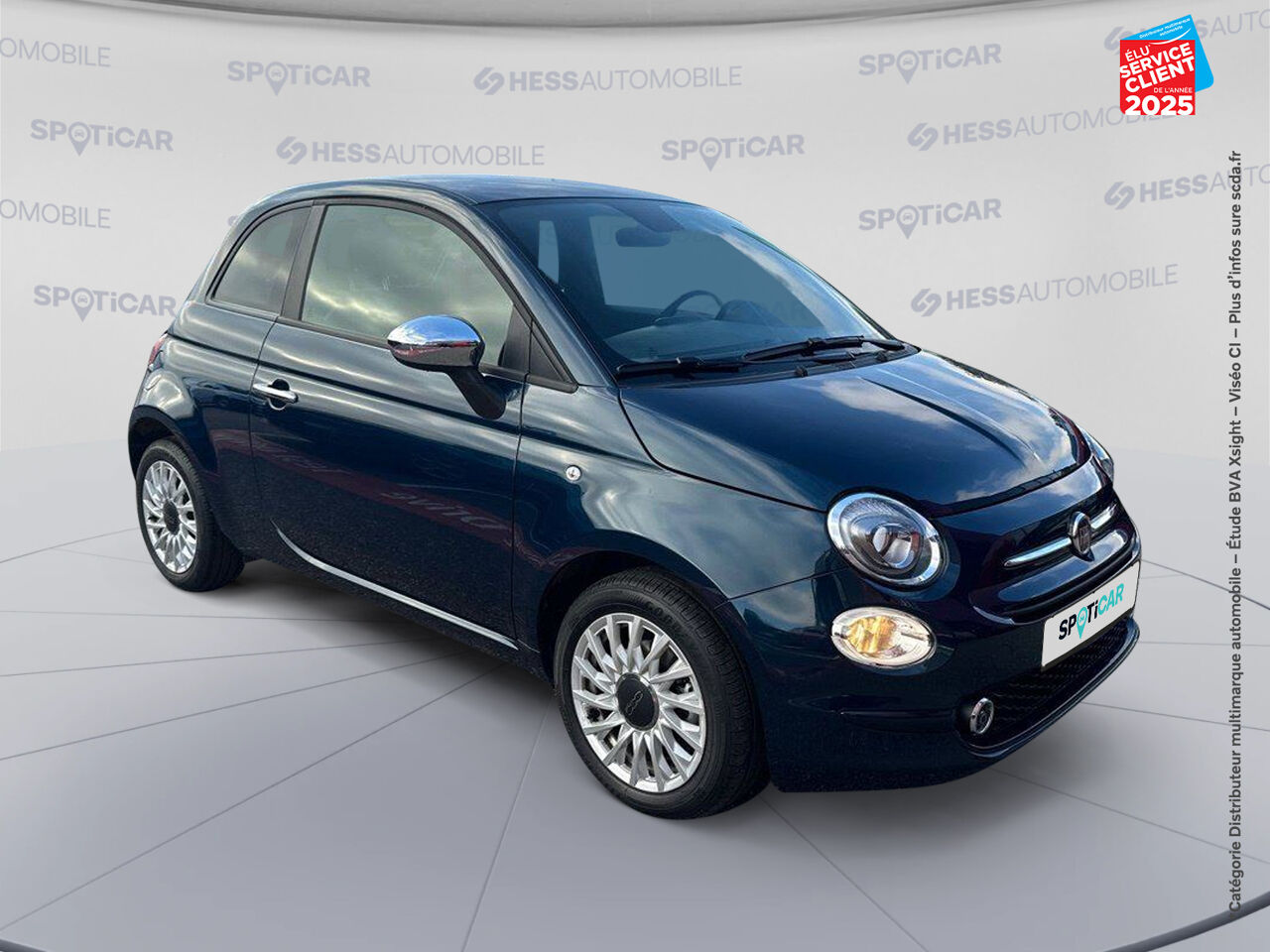Véhicule d'occasion FIAT 500 1.0 70CH BSG SS PACK CONFORT STYLE chez Renault Saint-Louis