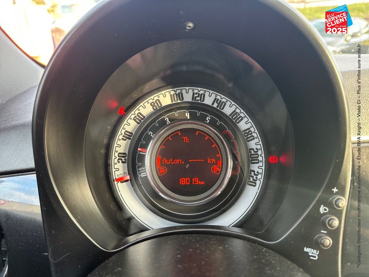 Véhicule d'occasion FIAT 500 1.0 70CH BSG S/S PACK CONFORT STYLE chez Opel Verdun