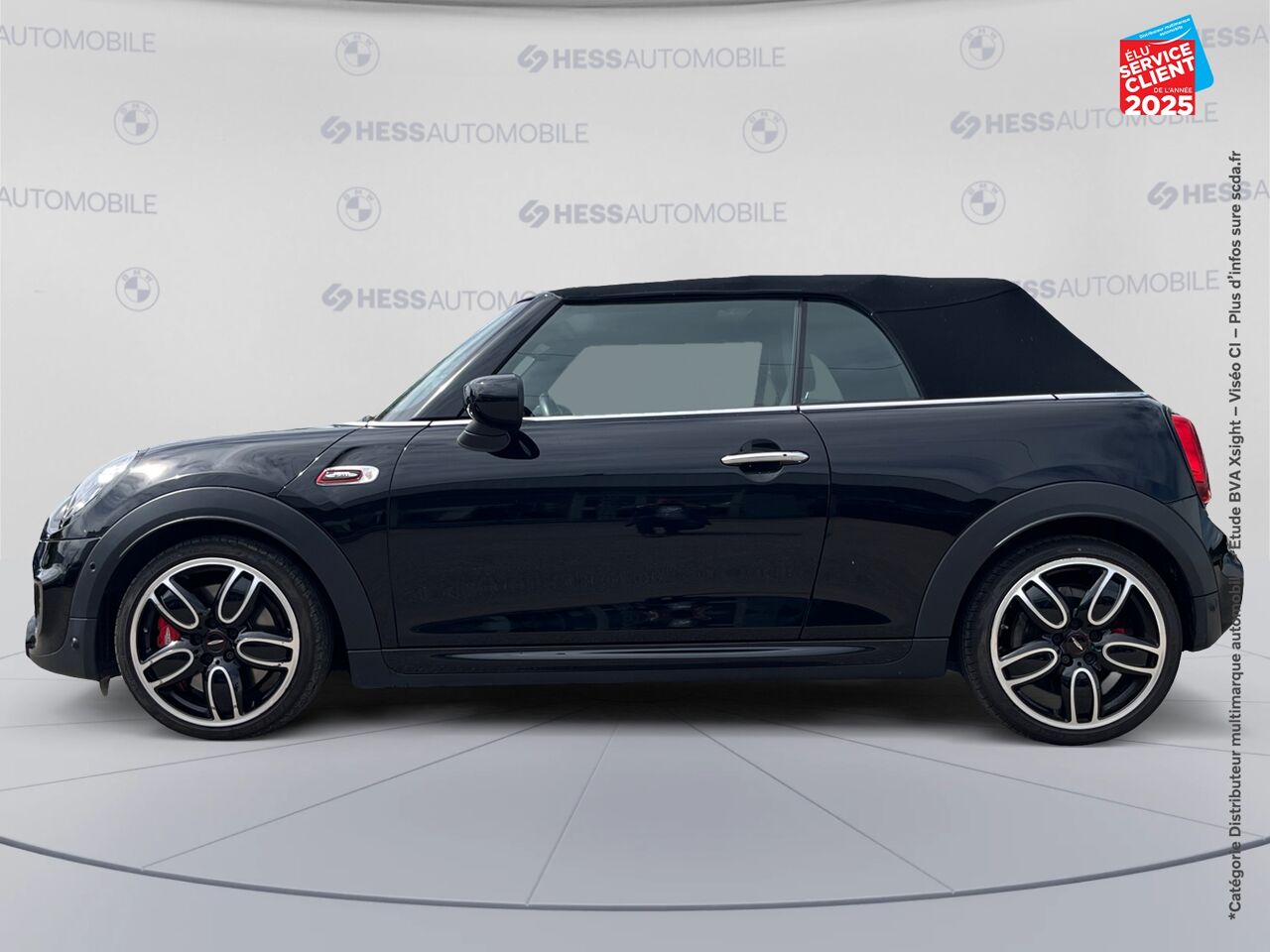 Véhicule d'occasion MINI CABRIO JOHN COOPER WORKS 231CH PRO BVAS SIEGES CHAUF GPS CAMERA H/KARDON HUD chez BMW Lons le Saunier