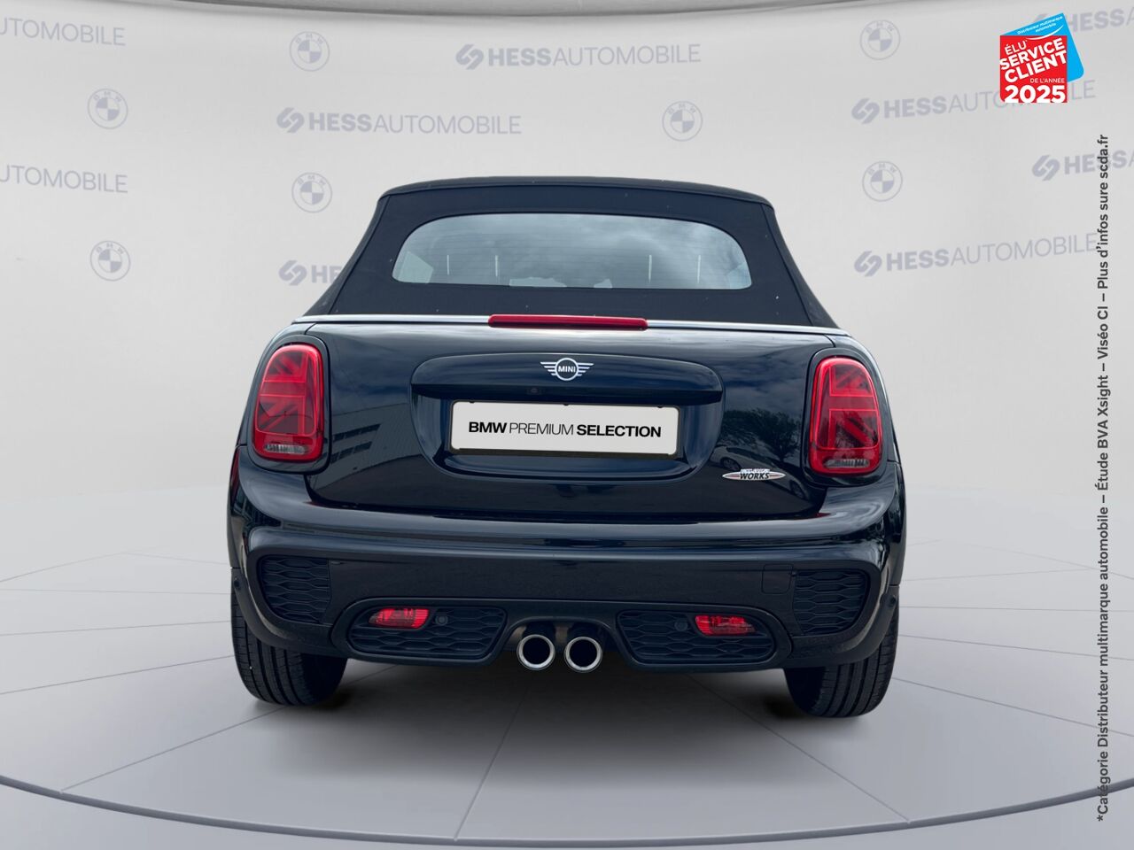 Véhicule d'occasion MINI CABRIO JOHN COOPER WORKS 231CH PRO BVAS SIEGES CHAUF GPS CAMERA H/KARDON HUD chez BMW Lons le Saunier