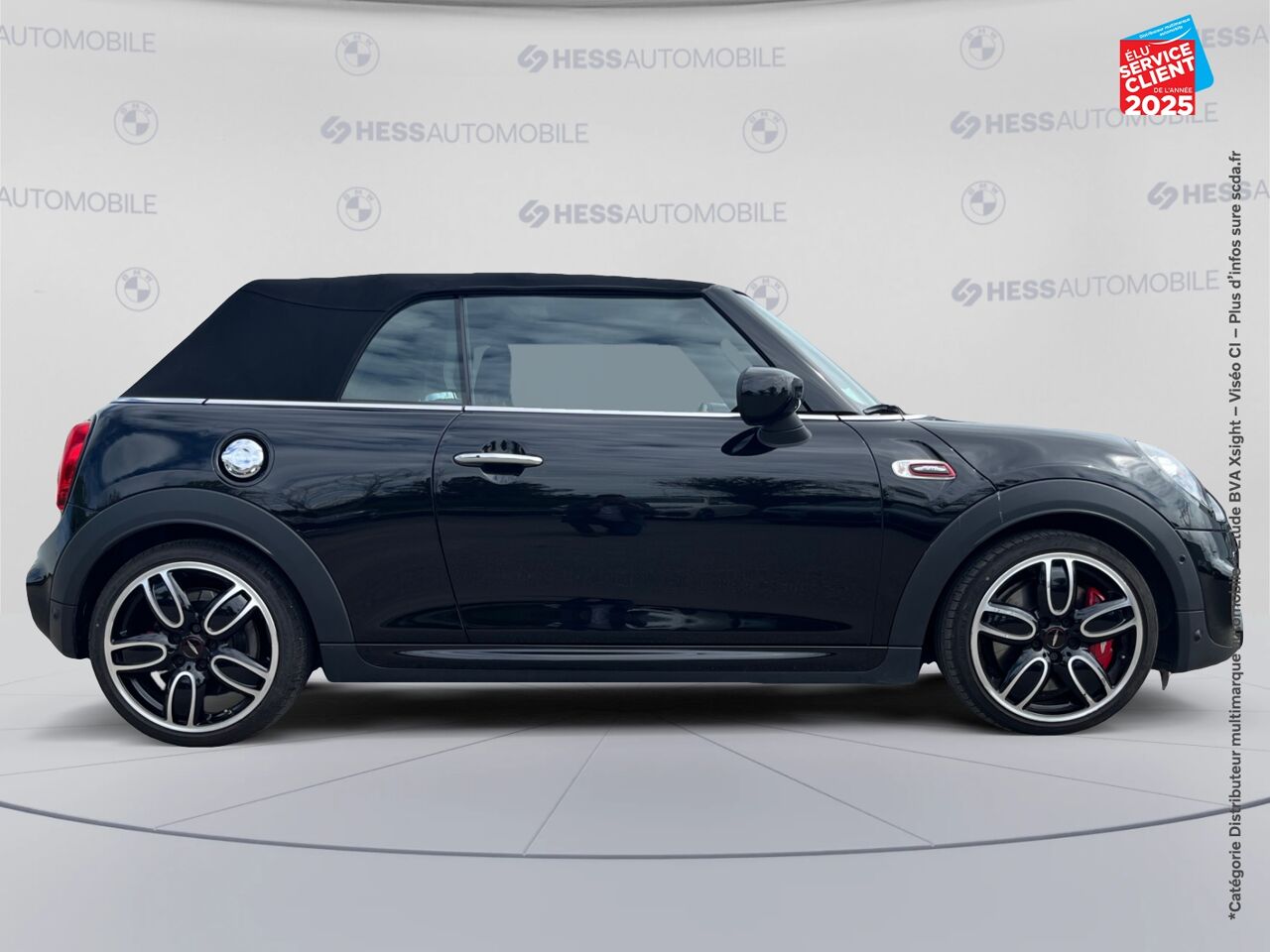 Véhicule d'occasion MINI CABRIO JOHN COOPER WORKS 231CH PRO BVAS SIEGES CHAUF GPS CAMERA H/KARDON HUD chez BMW Lons le Saunier