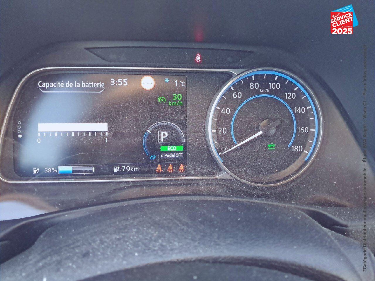 Véhicule d'occasion NISSAN LEAF 150CH 40KWH ACENTA 21.5 chez Nissan Belfort