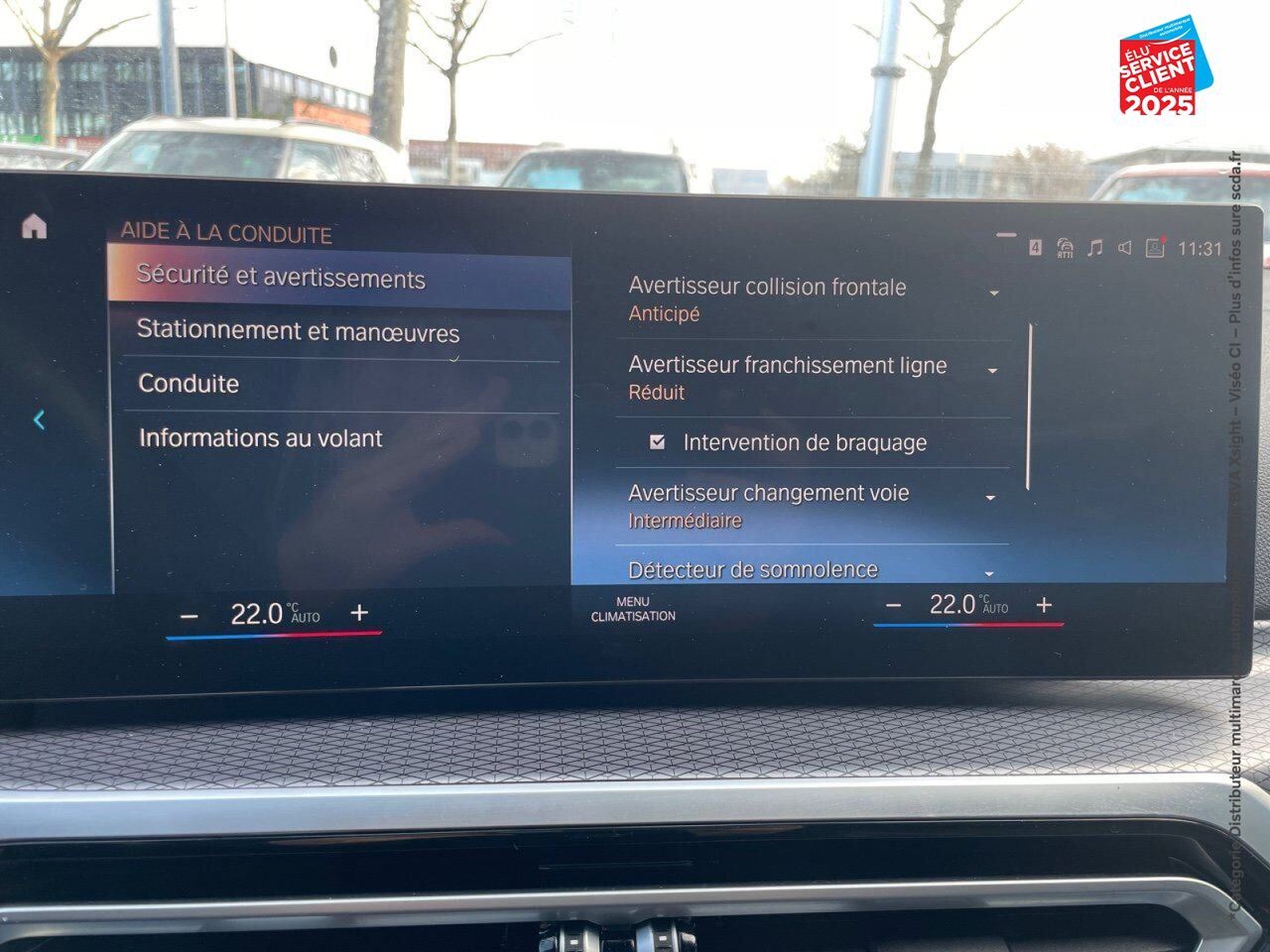 Véhicule d'occasion BMW SERIE 3 320DA XDRIVE 190CH M SPORT TOUVRANT SIEGES CUIR GPS CAMERA chez BMW Belfort