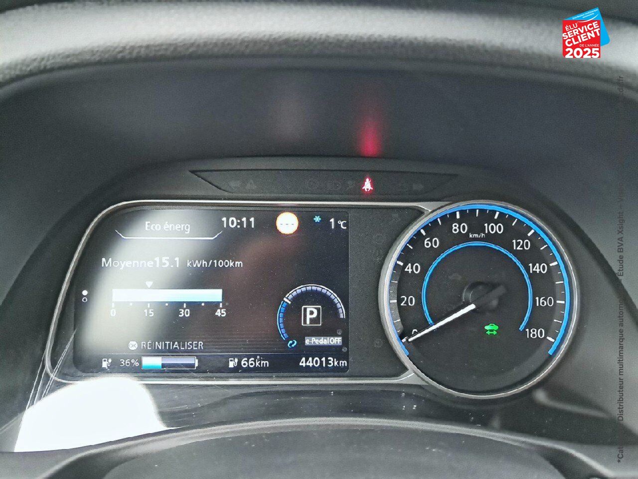 Véhicule d'occasion NISSAN LEAF 150CH 40KWH ACENTA 21.5 chez Nissan Montbéliard