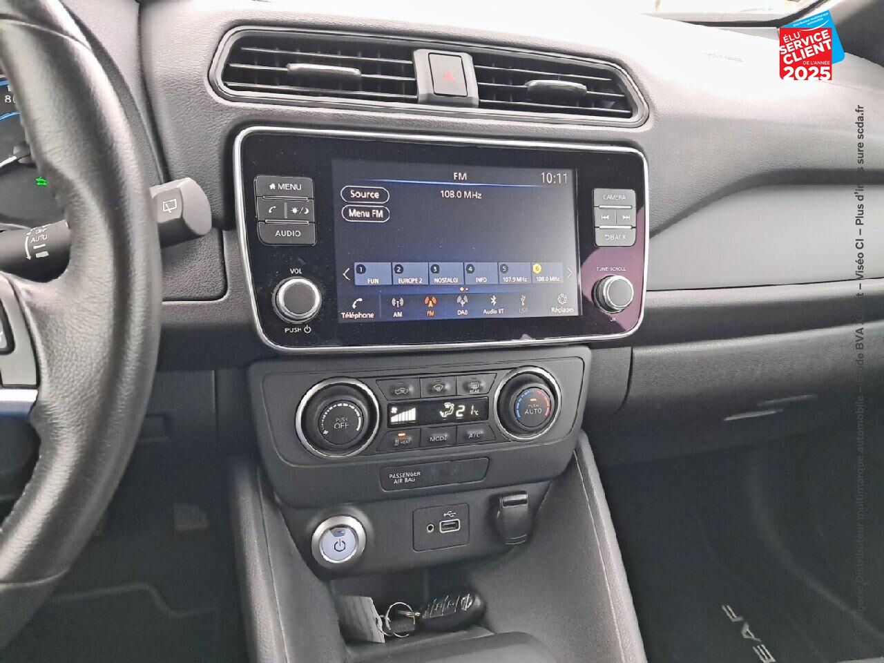 Véhicule d'occasion NISSAN LEAF 150CH 40KWH ACENTA 21.5 chez Nissan Montbéliard