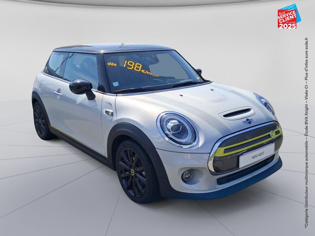Véhicule d'occasion MINI MINI COOPER SE 184CH EDITION GREENWICH BVA TOUVRANT SIEGES CHAUF GPS CAMERA chez BMW Pontarlier
