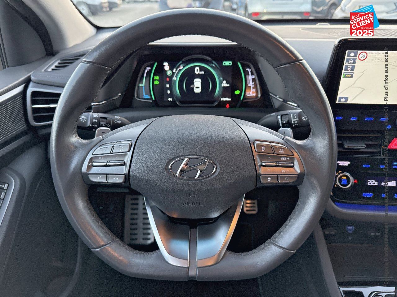 Véhicule d'occasion HYUNDAI IONIQ HYBRID 141CH CREATIVE GPS CAMERA CARPLAY chez Renault Colmar