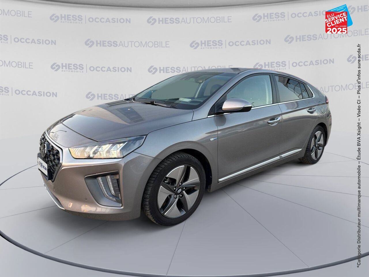 Véhicule d'occasion HYUNDAI IONIQ HYBRID 141CH CREATIVE GPS CAMERA CARPLAY chez Renault Colmar