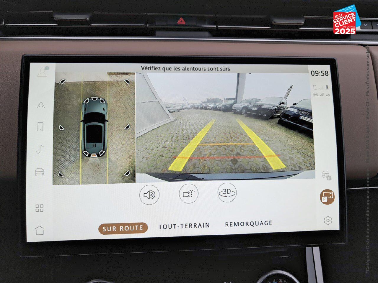 Véhicule d'occasion LAND-ROVER RANGE ROVER SPORT 3.0 P510E 510CH PHEV AUTOBIOGRAPHY TOUVRANT SIEGES CHAUF/VENTIL/CUIR GPS CAMERA chez BMW Besançon