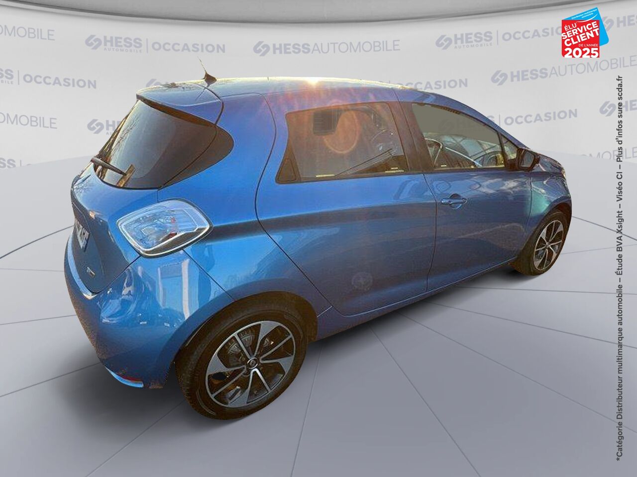Véhicule d'occasion RENAULT ZOE INTENS CHARGE NORMALE R90 GPS chez Renault Saint-Louis