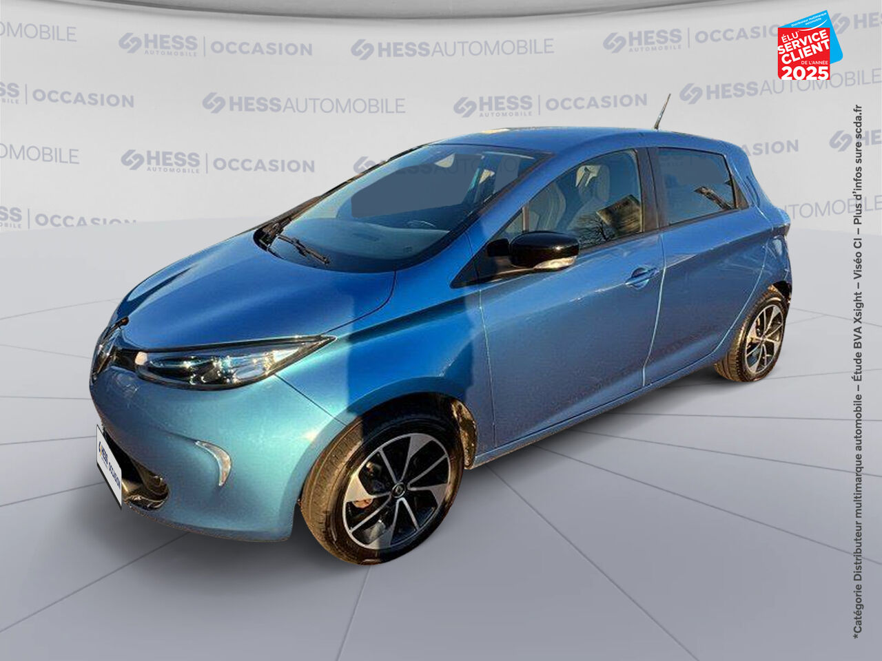 Véhicule d'occasion RENAULT ZOE INTENS CHARGE NORMALE R90 GPS chez Renault Saint-Louis