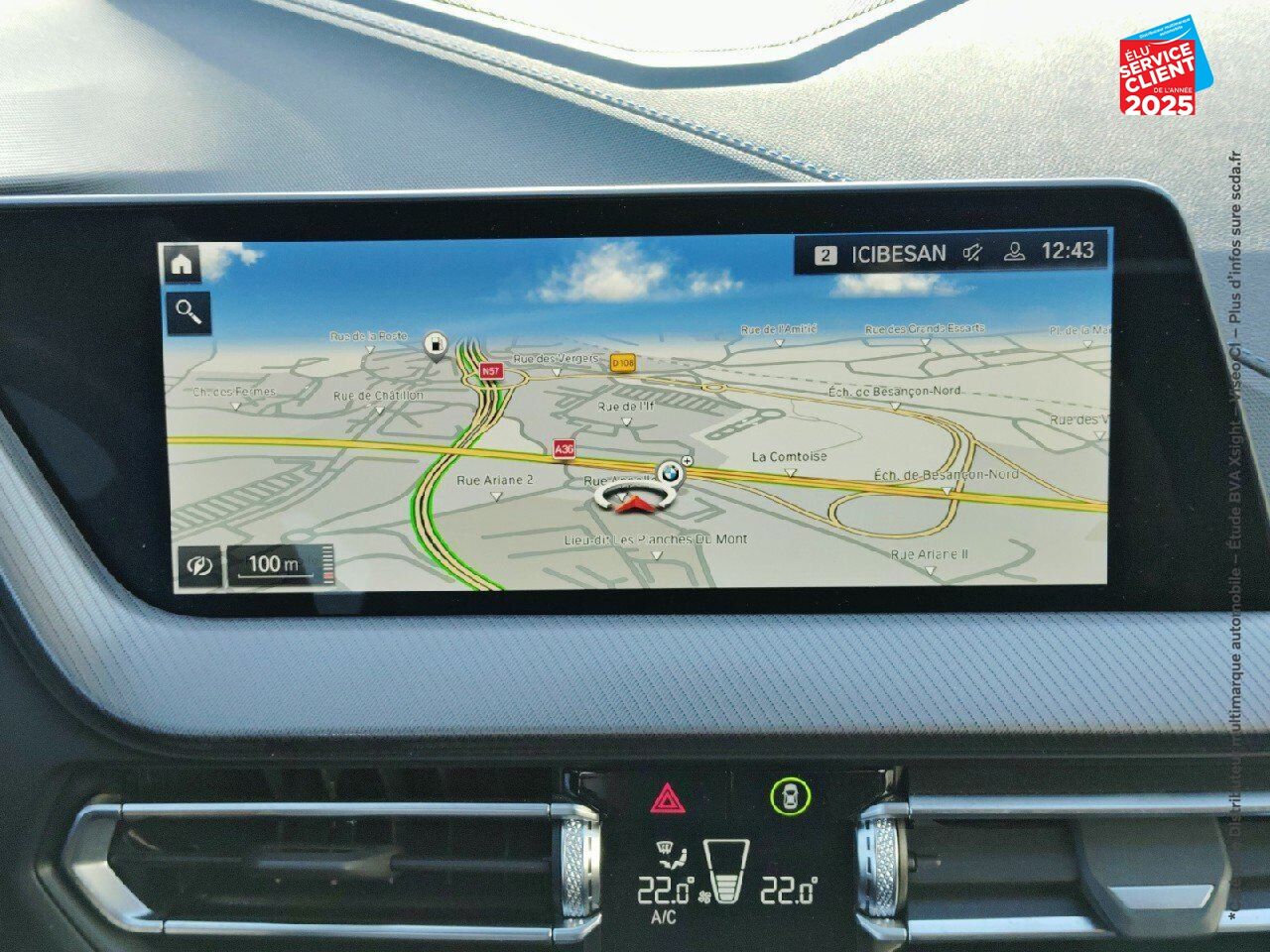 Véhicule d'occasion BMW SERIE 1 118DA 150CH M SPORT chez BMW Belfort