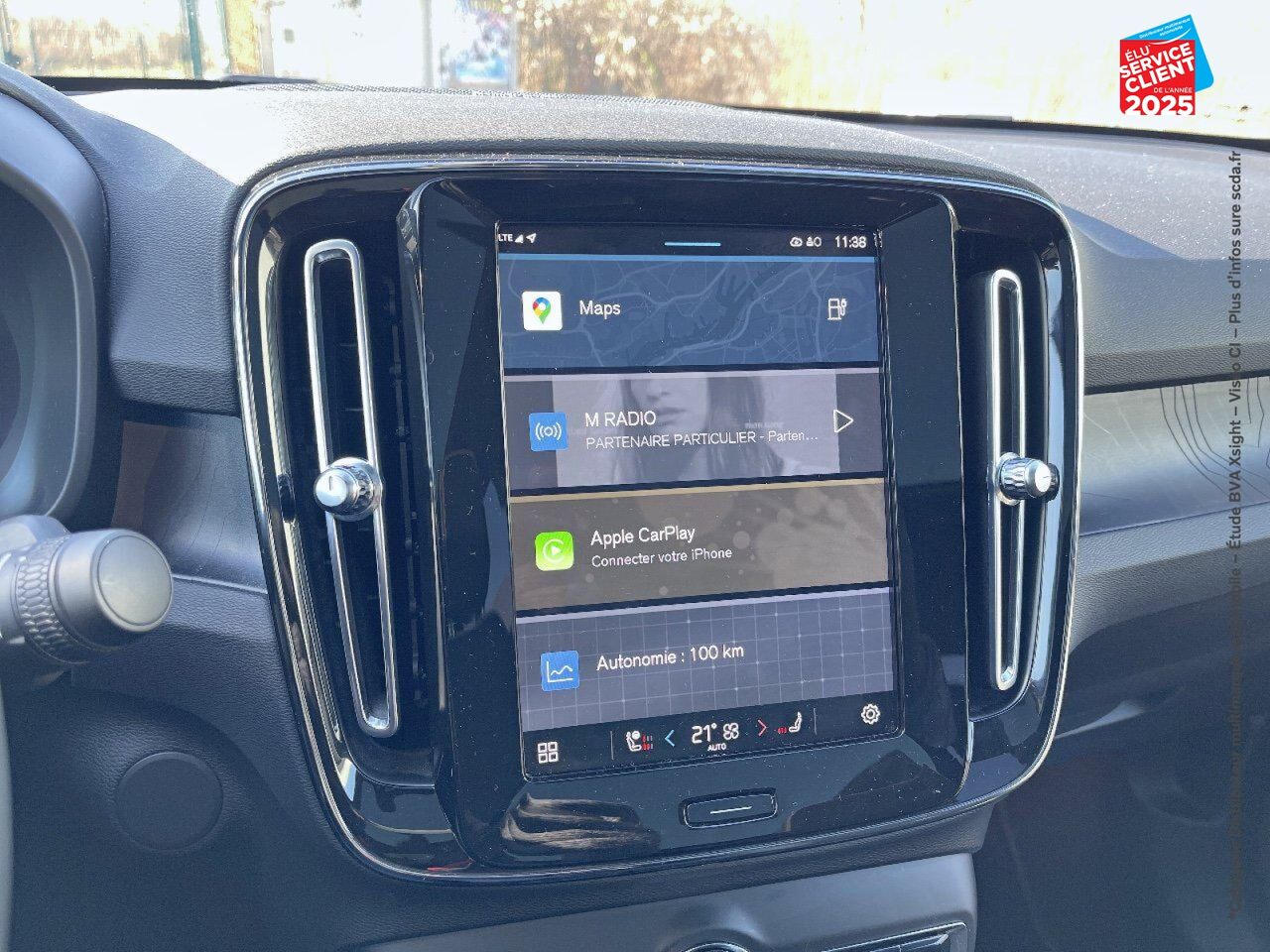 Véhicule d'occasion VOLVO C40 RECHARGE TWIN 408CH ULTIMATE AWD chez Volvo Epernay