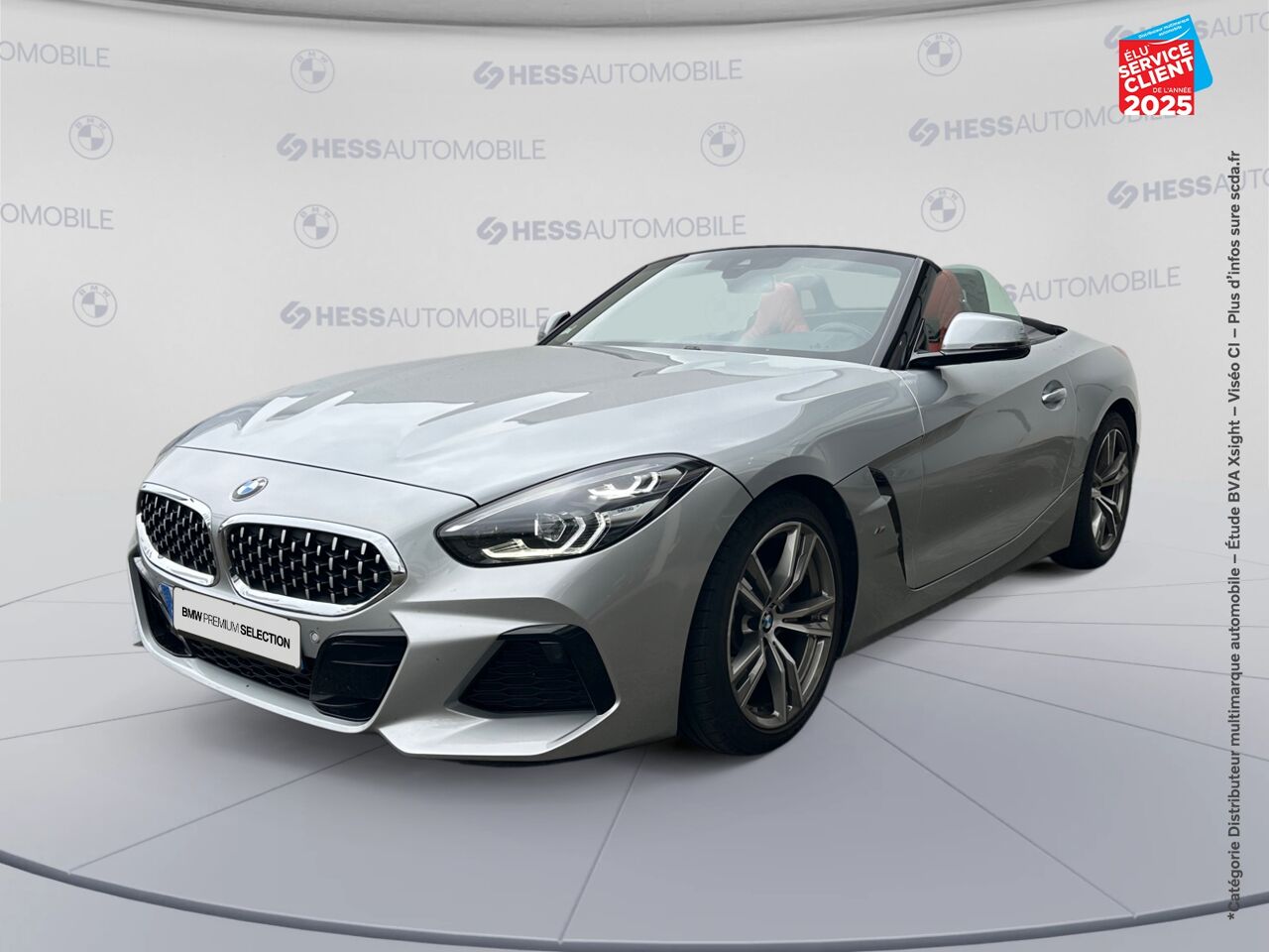 Véhicule d'occasion BMW Z4 ROADSTER SDRIVE20IA 197CH M SPORT 139G SIEGES CHAUF/CUIR VOLANT CHAUF GPS RADAR AV/AR chez BMW Besançon