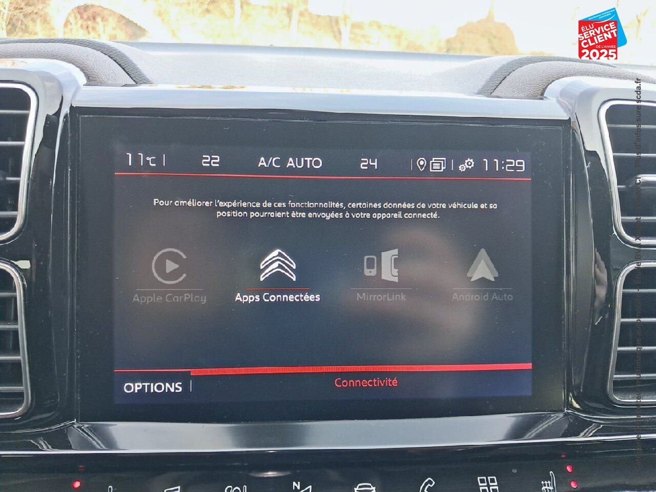 Véhicule d'occasion CITROEN C5 AIRCROSS 180 CH SHINE EAT8 GRIP CONTROL chez Toyota Saint Dizier