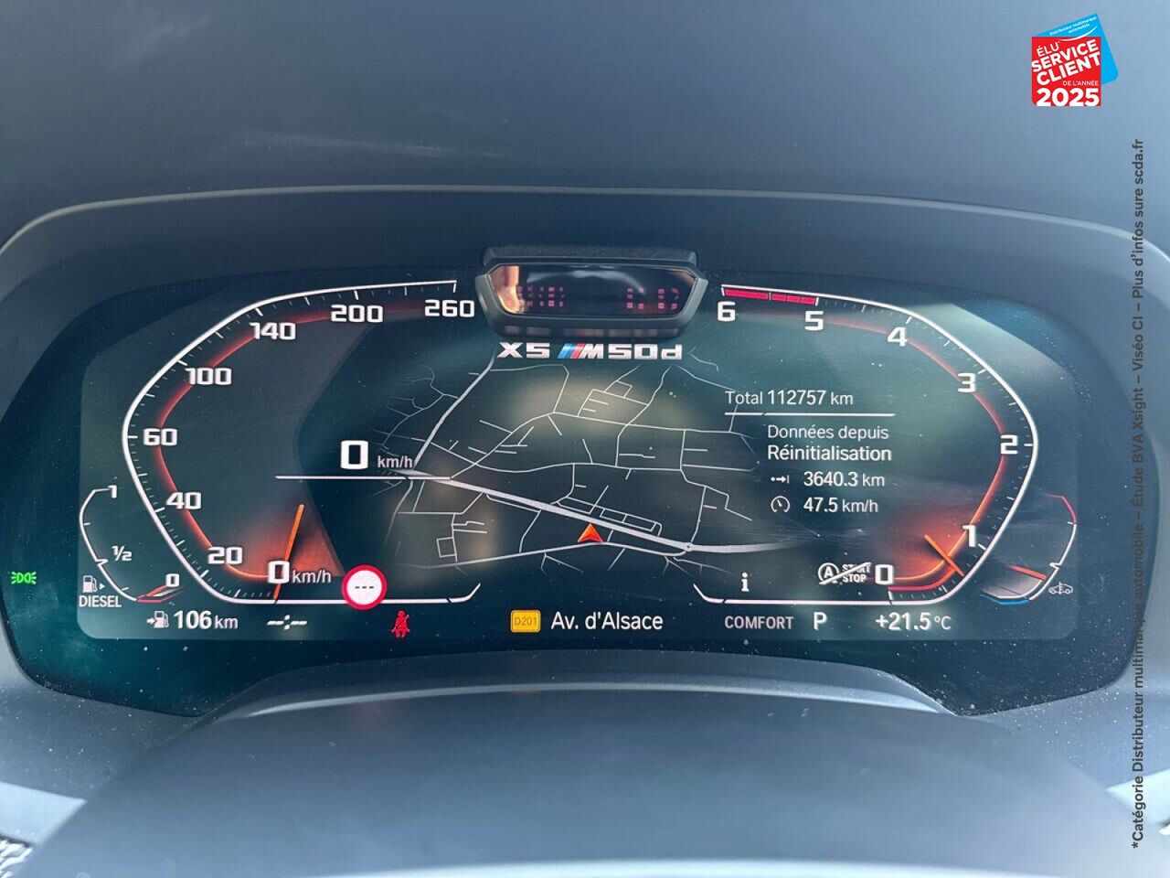Véhicule d'occasion BMW X5 M50D XDRIVE 400CH chez BMW Pontarlier