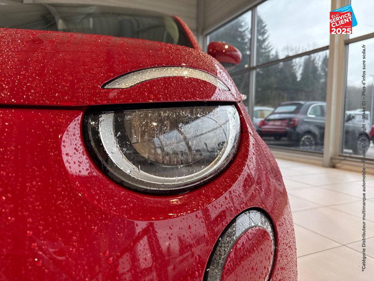 Véhicule d'occasion FIAT 500 E 95CH RED STEP1 GPS CAMERA chez Renault Sélestat