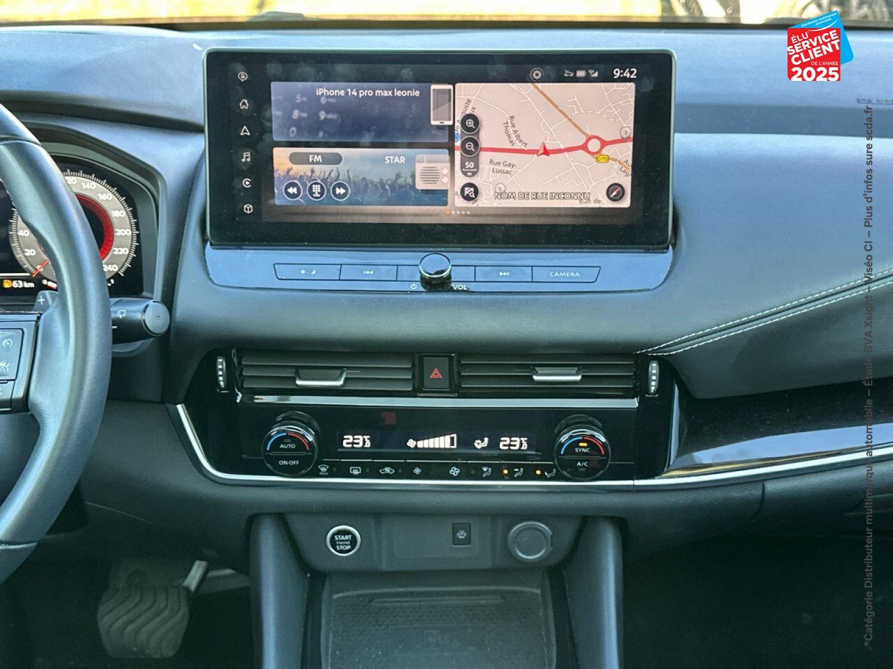 Véhicule d'occasion NISSAN QASHQAI 1.3 MILD HYBRID 158CH N-CONNECTA XTRONIC 2022 chez Nissan Besançon