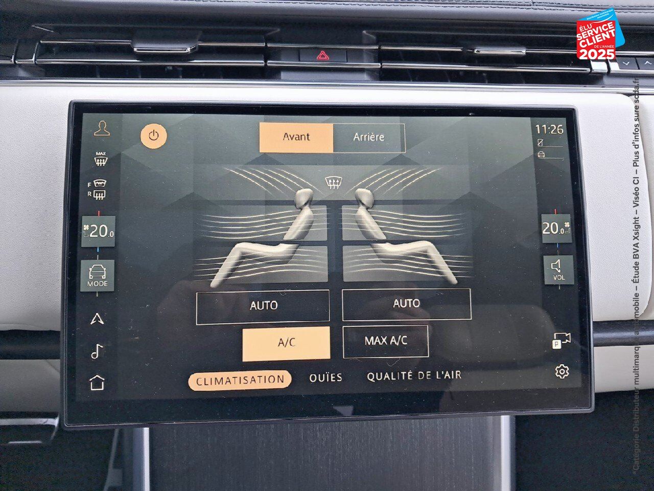 Véhicule d'occasion LAND-ROVER RANGE ROVER 3.0 P550E 550CH PHEV AUTOBIOGRAPHY SWB chez Dacia Belfort