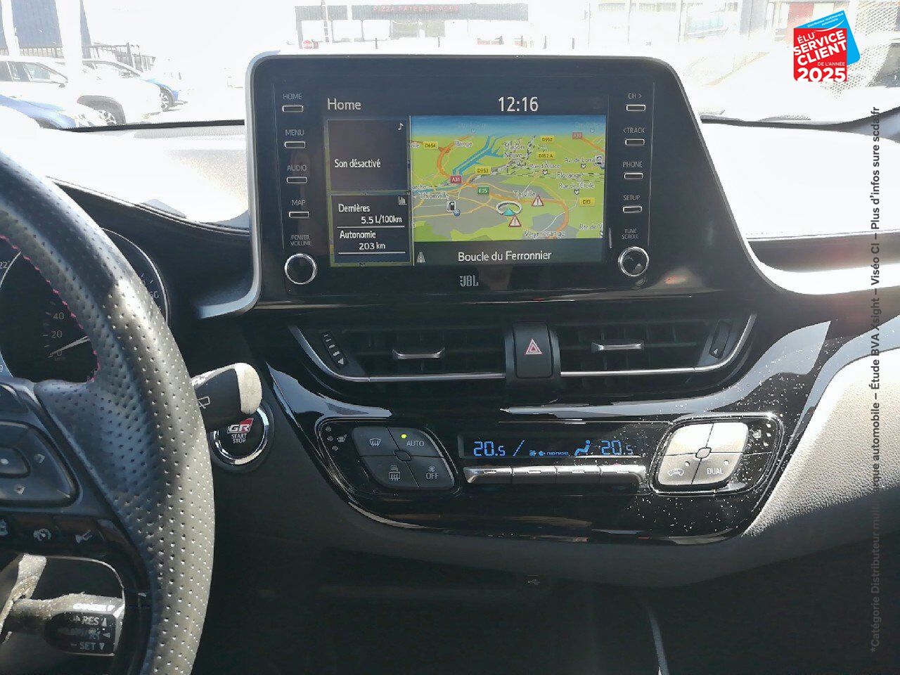 Véhicule d'occasion TOYOTA C-HR 184H GR-SPORT 2WD E-CVT MY22 chez Toyota Thionville