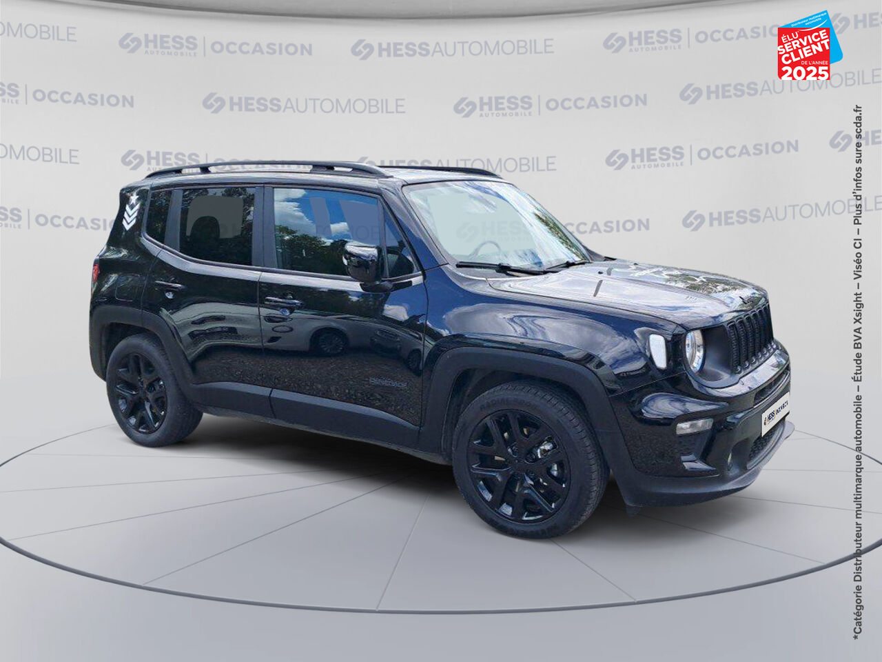 Véhicule d'occasion JEEP RENEGADE 1.5 TURBO T4 130CH MHEV NIGHT EAGLE BVR7 MY22 GPS chez Toyota Thionville