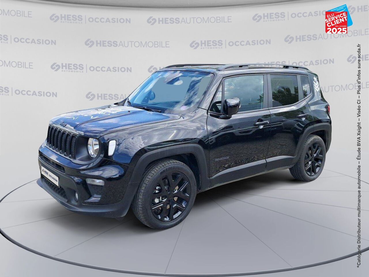 Véhicule d'occasion JEEP RENEGADE 1.5 TURBO T4 130CH MHEV NIGHT EAGLE BVR7 MY22 GPS chez Toyota Thionville