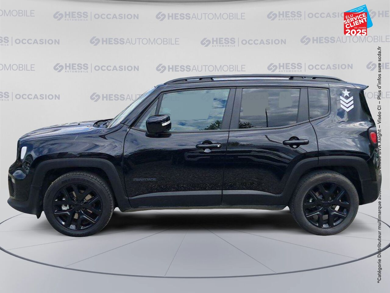 Véhicule d'occasion JEEP RENEGADE 1.5 TURBO T4 130CH MHEV NIGHT EAGLE BVR7 MY22 GPS chez Toyota Thionville